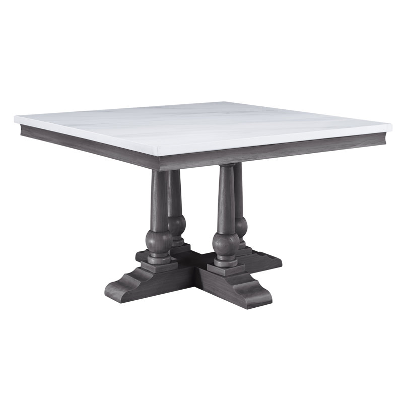 Edwardsville Faux Marble Top Dining Table