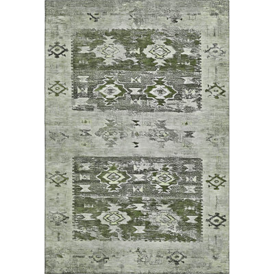 Premium Machine Washable Honig AMF1662 Global Rug