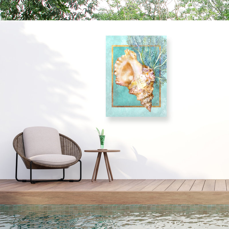 Tindley Canvas Nautical & Beach Wall Decor, 19" H x 14" W x 1.5" D