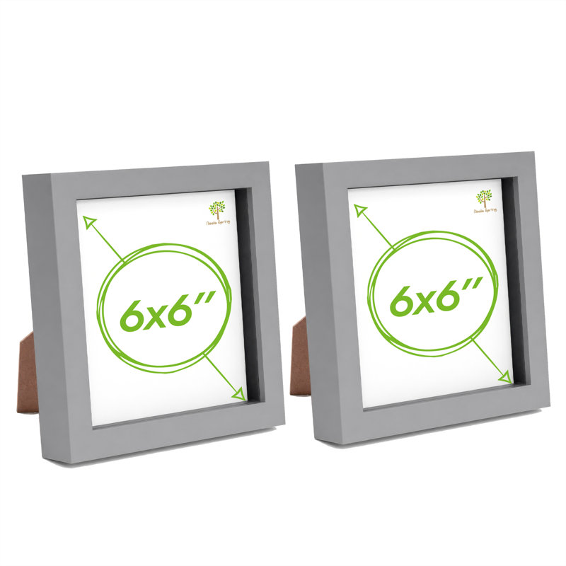 Plastic Box Frame in Grey