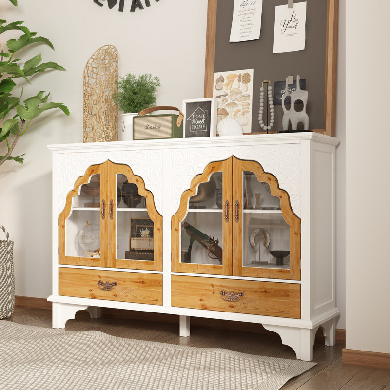 Commode d'appoint 2 tiroirs Vintage