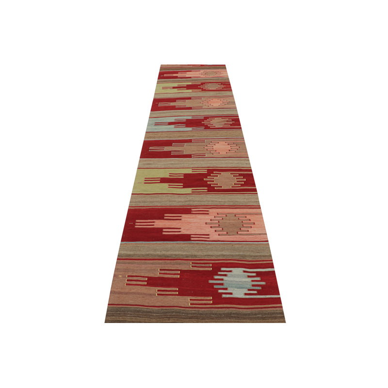 One-of-a-Kind 3' X 13'8" Hand Knotted Area Rug