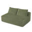 Porte-gobelets en tissu 57 po Chaise longue verte