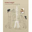 Rubber Freestanding 8 - Hook Coat Rack-543166165