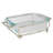 DessauHome 2 Qt. Glass Rectangular Holder