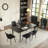Upholstered Dining Chairs Mid Century Modern Leather Dining Room Chairs-206072177-226470493