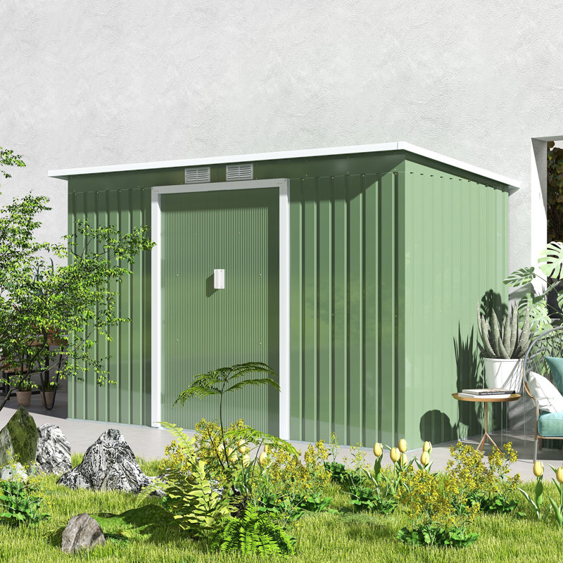Metal Pent Storage Shed