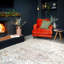 Machine Washable Beige Traditional Persian Style Distressed Living Room Area Rug-86794747