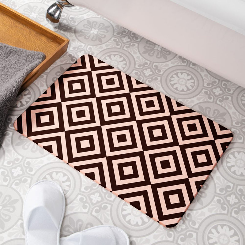 Non-Slip Shower Mat, Pink