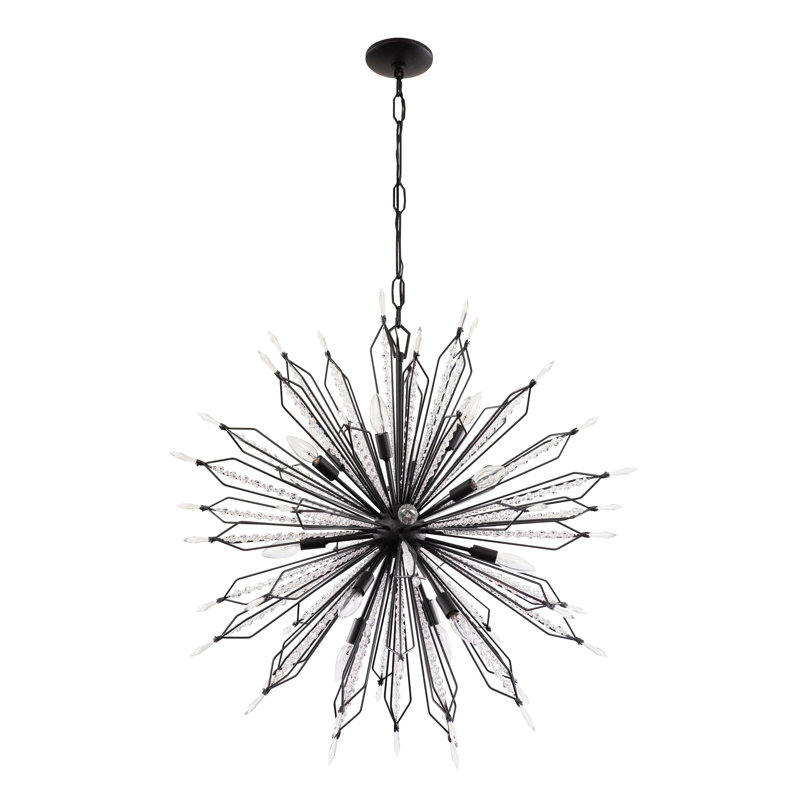 Lustre sphérique Spoutnik Orbital, H 37 po x l 36 po x P 36 po