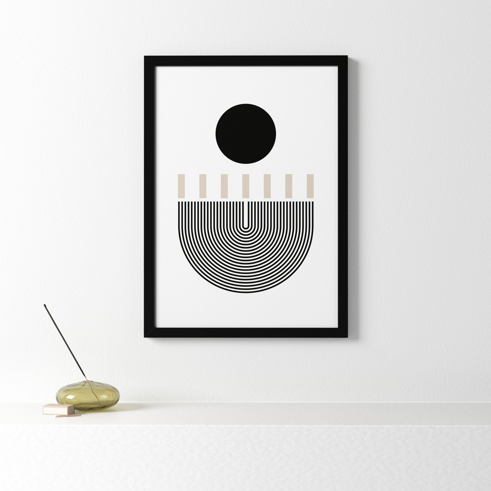 All Rise by Simon West, Black, 42.25" H x 30.25" W x 0.88" D