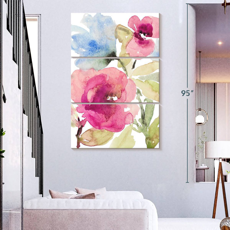 Avery Peaceful Florals I, H 23 po x l 14 po