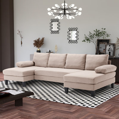 Canapé modulaire 3 pièces rembourré