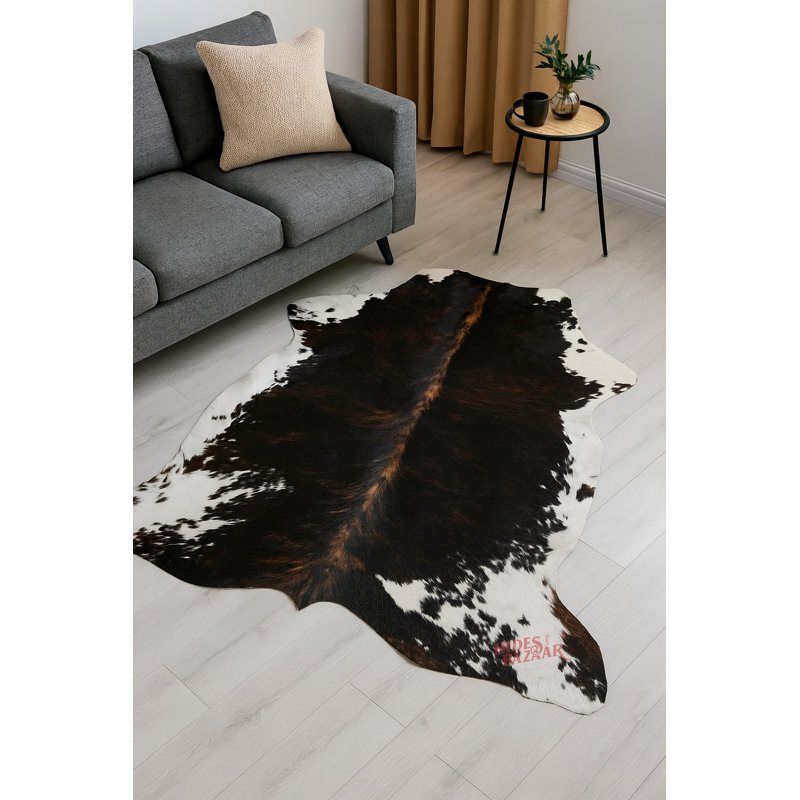 Tapis en cuir Novelty Thurnau avec envers antidérapant, Nouveauté 6 pi x 8 pi