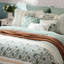 9 pièces en coton pour très grand lit - thème Shabby Chic avec édredon, édredons, taies décoratives et adorables coussins décoratifs-128745188