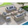 10-piece Wicker Outdoor Couch Conversation Set With Storage Coffee Table, 2 Ottomans