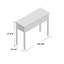 Behrendt 100.01cm Solid Wood Top Console Table-20765352