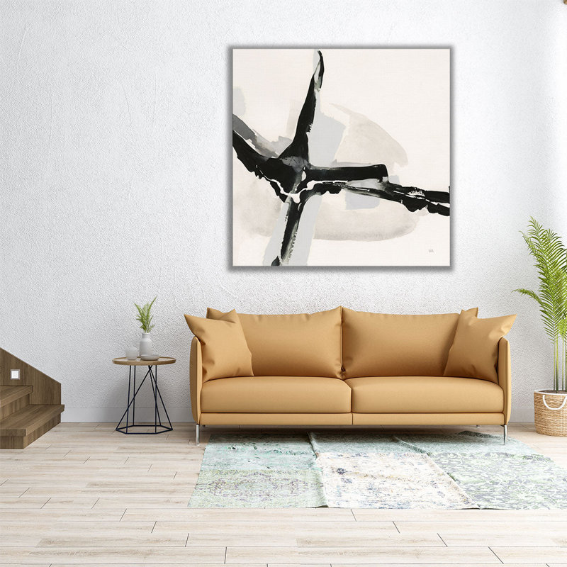 «Creamy Neutral I», reproduction d'art sur toile, H 12 po x l 12 po