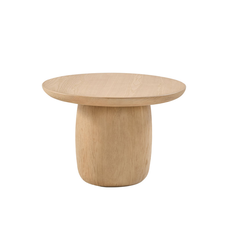 Table de bout en chêne Gasaway, blond, Tanné