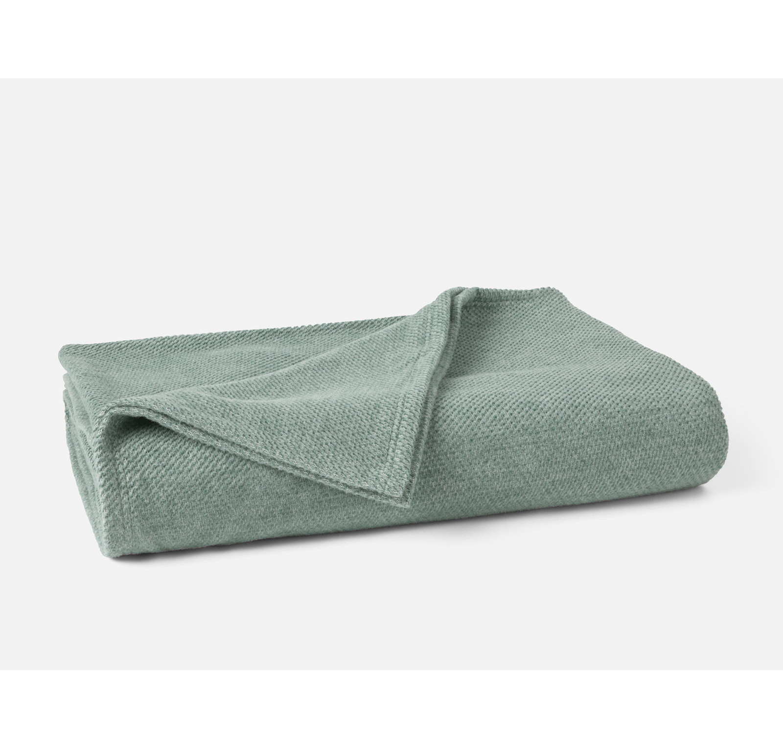 Sequoia Hand Woven Throw Blanket, King, Fern