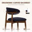 Chaises d'appoint rembourrées en bois massif Maylon-2033522887