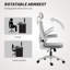 Chaise de travail en filet avec appui-tête