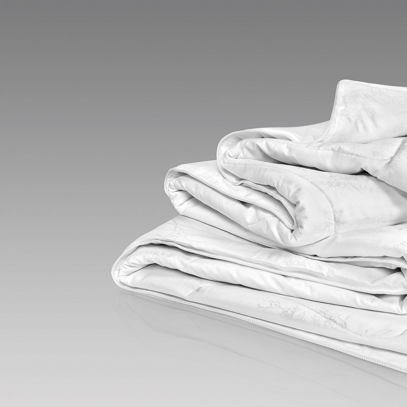 Lotus Microfiber Down Alternative Comforter, Single