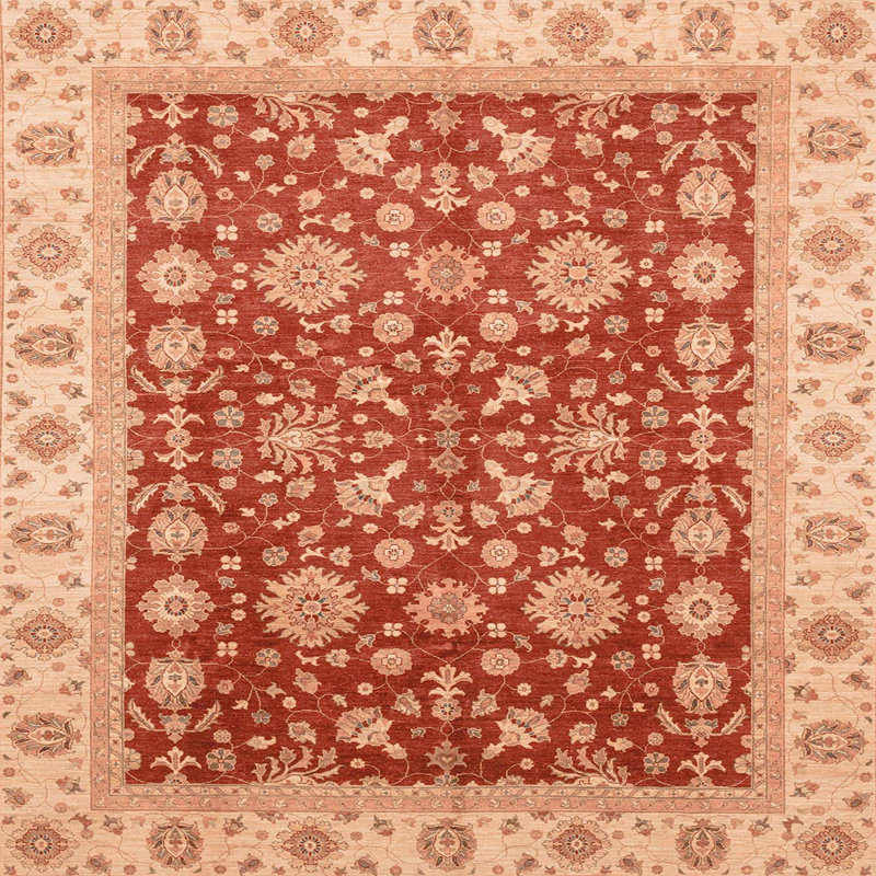 Abstract Indoor Rug, Square 4'