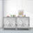 Unique Design Storage Accent Cabinet with Mirror Trim
