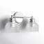 Besima 2 Light Ribbed Dimmable Vanity Light-569222