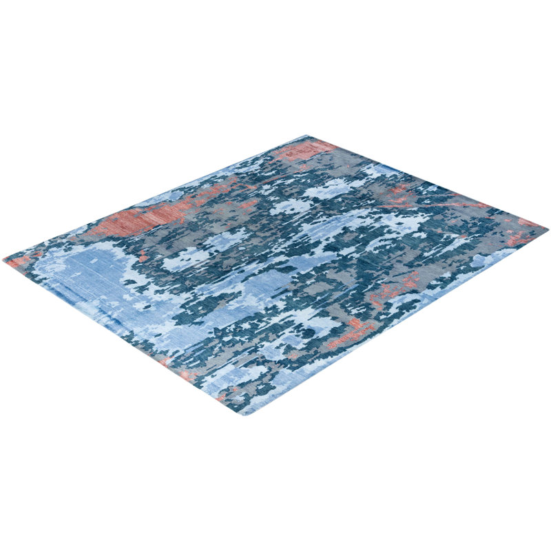 Modern One-of-a-Kind 8' 1" X 10' 2" New Age Area Rug Gray