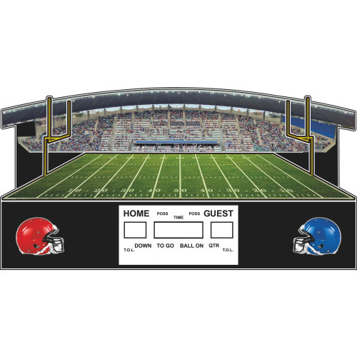 Wet Paint Printing SP13411 Football Field and Score Board Cardboard ...