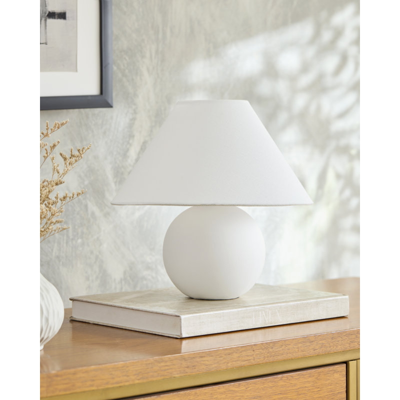 Lampe de table Gutzman, Blanc, Classic Empire