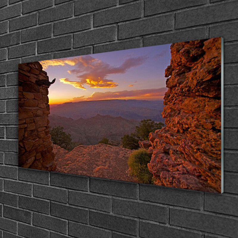 Landscape Rock - No Frame Print on Glass