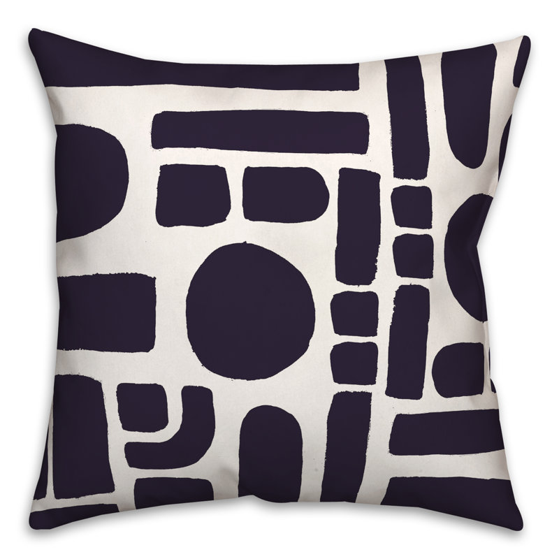 Coussin décoratif intérieur / extérieur, Bleu marine