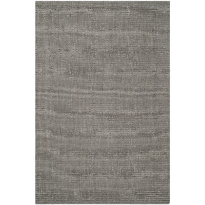 Alda Light Gray Hand-Woven Jute Rug