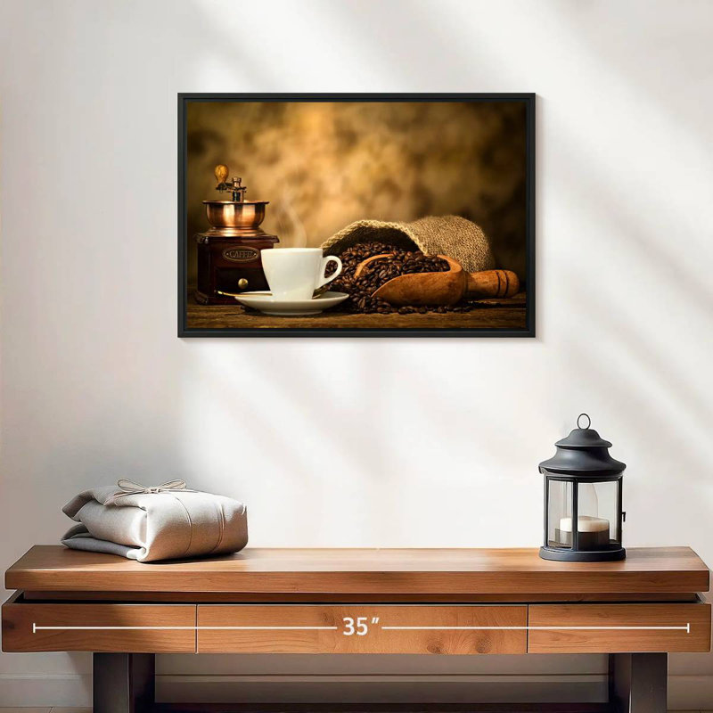 Yarlin Rustic Coffee, 13" H x 19" W