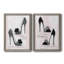 «Shoes That Dazzle I», ensemble de 2 peintures sur toile encadrées-751098866-751098864