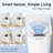 Automatic Motion Sensor Bathroom Trash Can with Lid-115709091-115709094