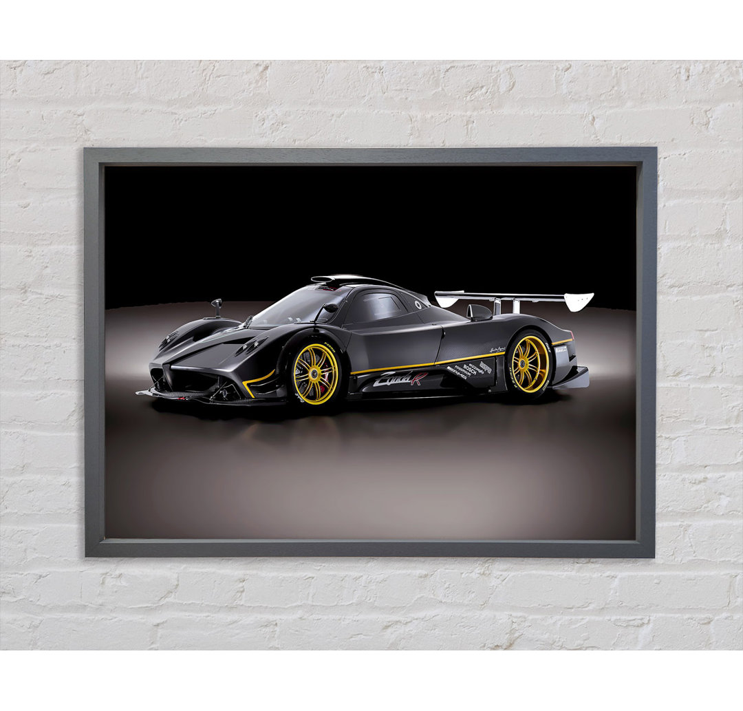 Zonda Black Beauty - Einzelner Bilderrahmen Kunstdrucke auf Leinwand