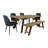 Shawnta 6 - Person Solid Wood Top Four Leg Base Dining Set-97560964