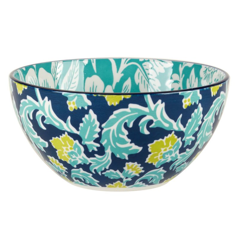 Multicolor Ceramic 30 oz Microwave Safe Dessert Bowls Set