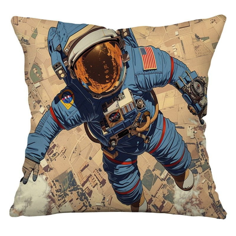   Reversible Throw Pillow, 26"H x 26"W