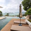 Outdoor Patio Umbrella 10 Ft x 6.5 Ft Rectangular with Crank Weather Resistant UV Protection Water Resistant-101616746