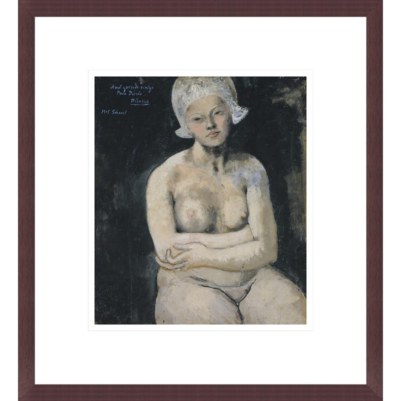 La Belle Hollandaise par Pablo Picasso, impression giclée sur cadre, H 15,11 po x l 13,75 po