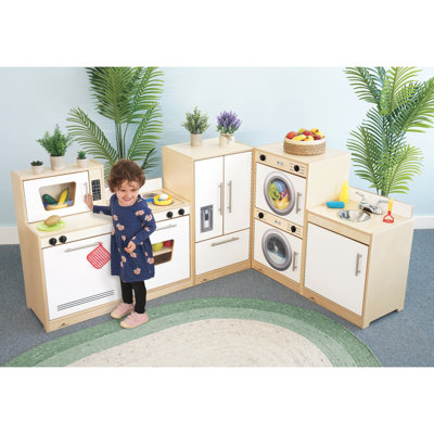 Ensemble de cuisine contemporain - blanc