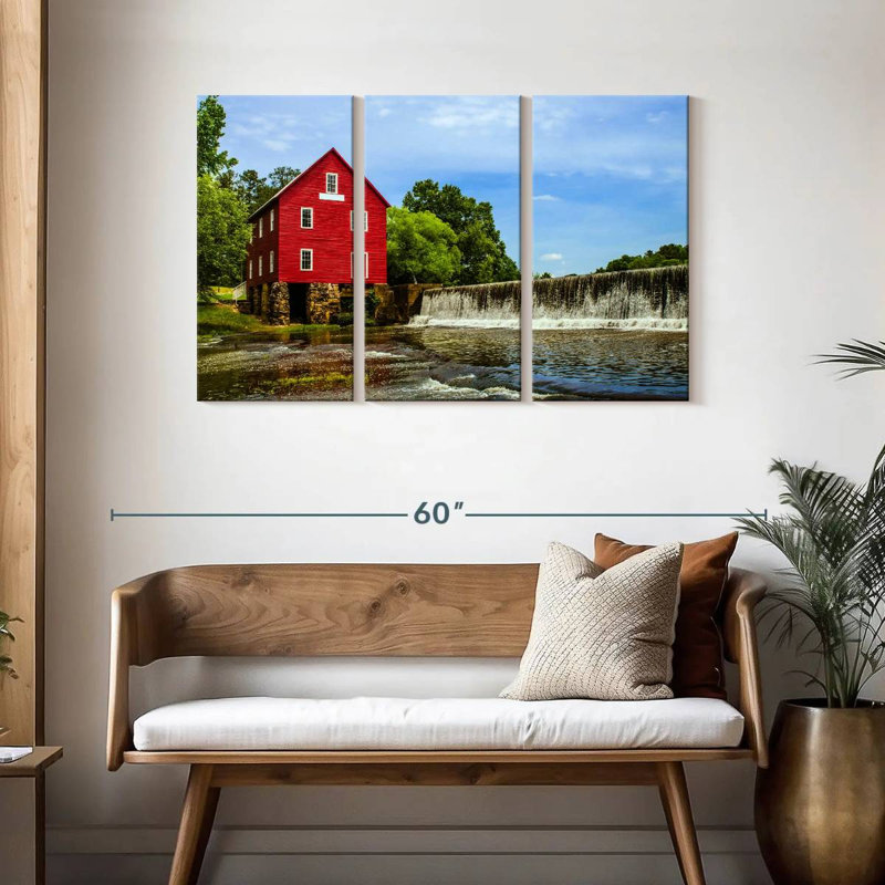 Lilie Starr's Mill, 28" H x 45" W