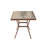 Rattan patio table and chair combination