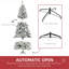 Arbre de Noël artificiel enneigé 7,5 pi avec branches réalistes, vert-752499882