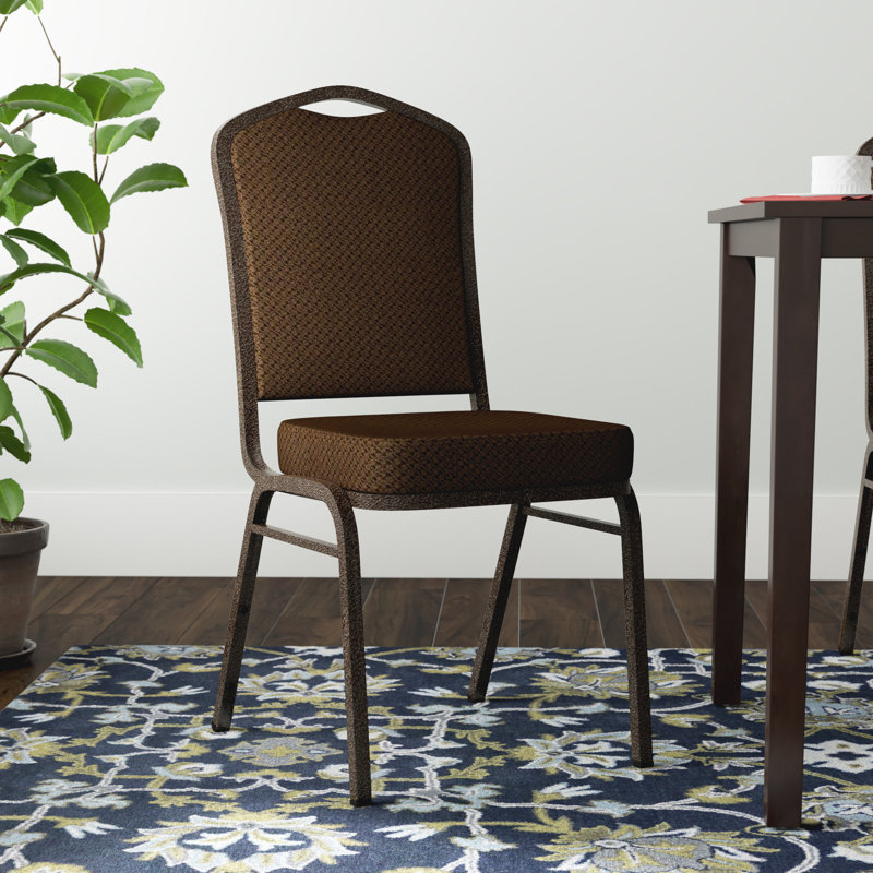 Chaise de banquet empilable Oliverson, Cuivre, Cuivre, 40